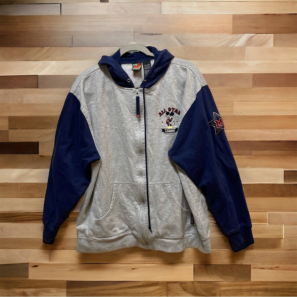Vintage 90’s Mickey Mouse All Star League Jacket Sz XL